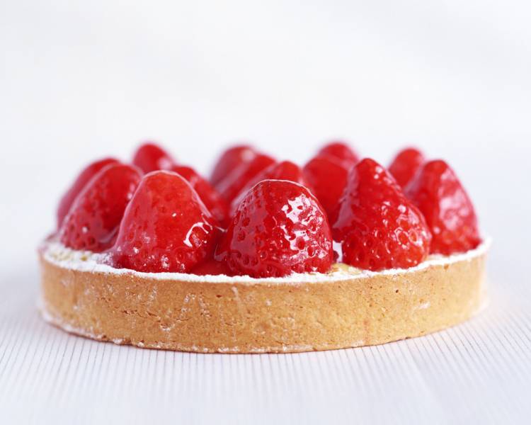 诱人草莓甜点清新水果蛋糕