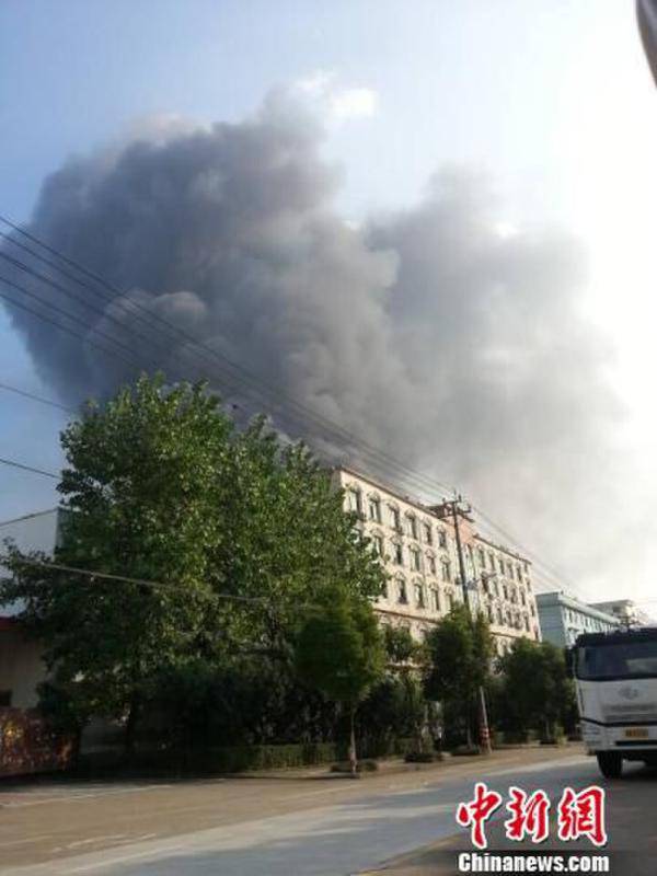 浙江丽水化工厂发生爆炸 人员伤亡情况暂不明(3)