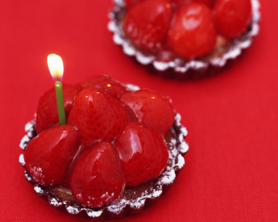 奶油草莓甜点图片特辑