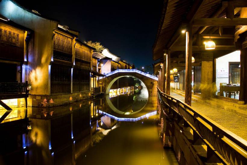 浙江乌镇西栅美丽风景图片