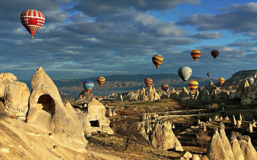 土耳其卡帕多西亚异国风情高清图片