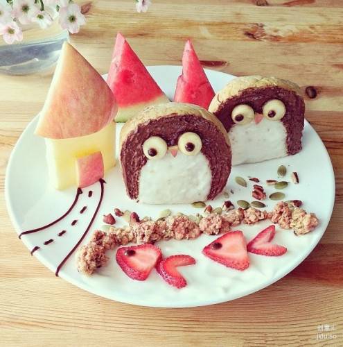 创意儿童早餐图片充满梦幻童真