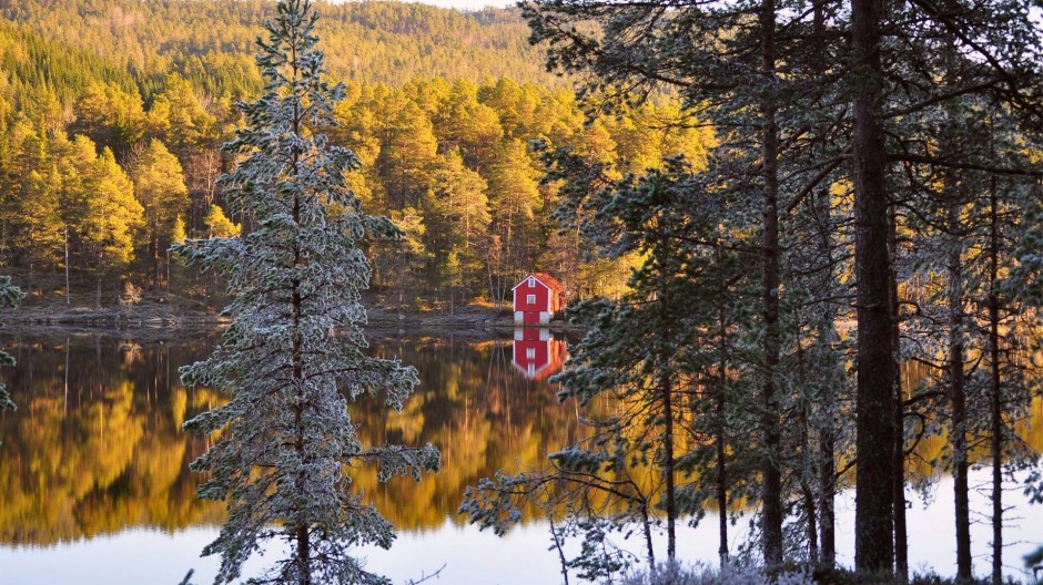 挪威优美山水大自然风景名胜美图