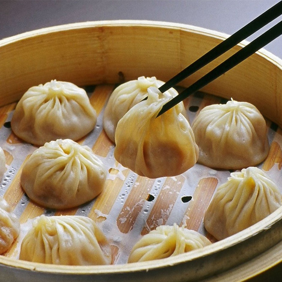 灌汤包子图片肉汁鲜美