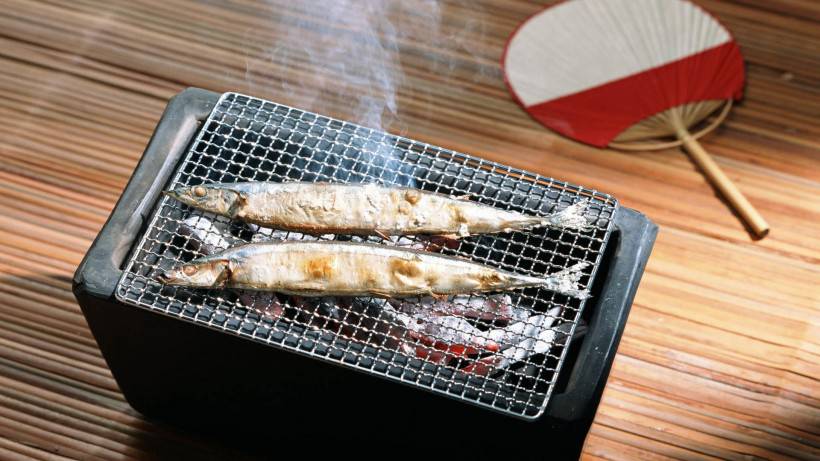 诱人的韩式烤肉串图片