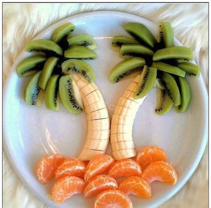 精致的创意水果拼盘图片