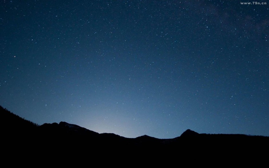 星空夜景图片素材高清唯美