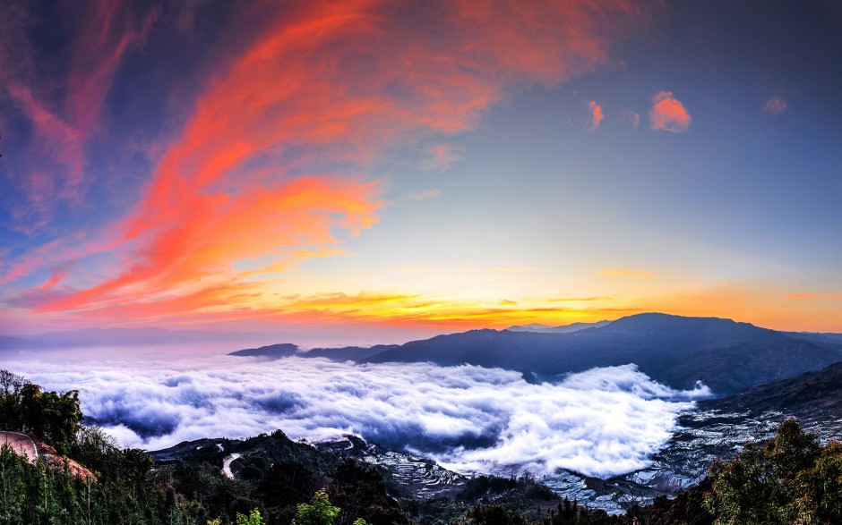 云南乡村田野风景图片壁纸