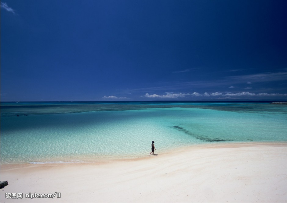 旅游圣地马来西亚热浪岛蔚蓝海景图片