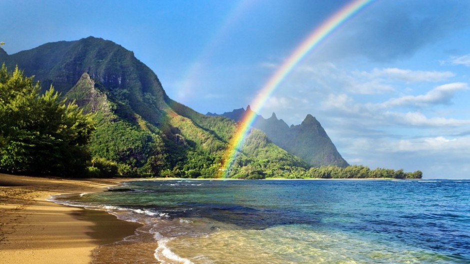 美国夏威夷海岛风景图片优美醉人