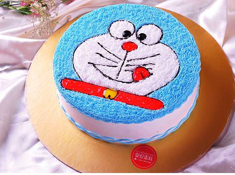 精美哆啦A梦卡通蛋糕图片欣赏