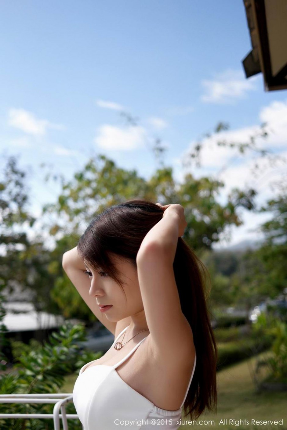 Vetiver嘉宝贝儿户外清纯写真