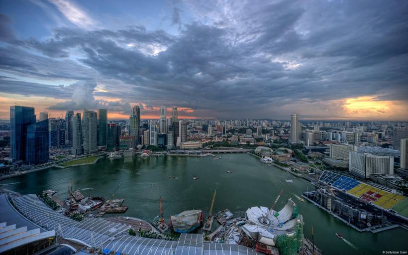 城市建筑风景图片繁华壮观