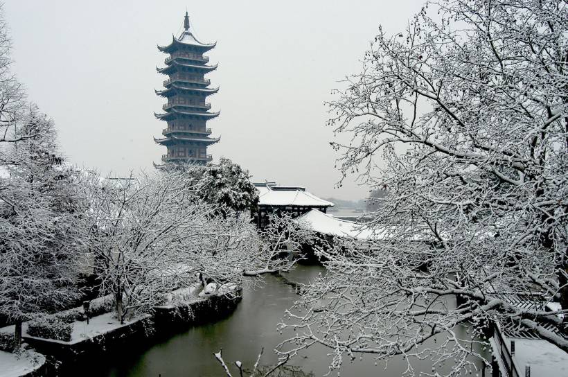 浙江乌镇西栅美丽风景图片