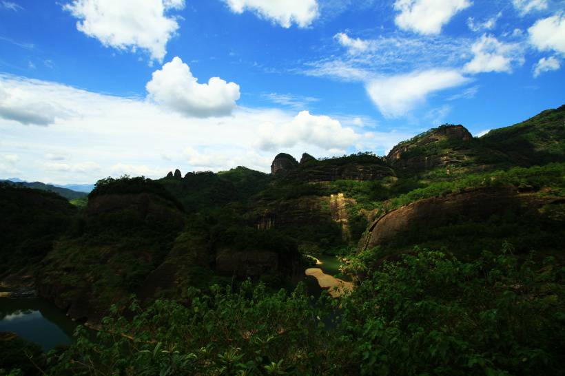 我国著名的游览胜地-武夷山风景图片