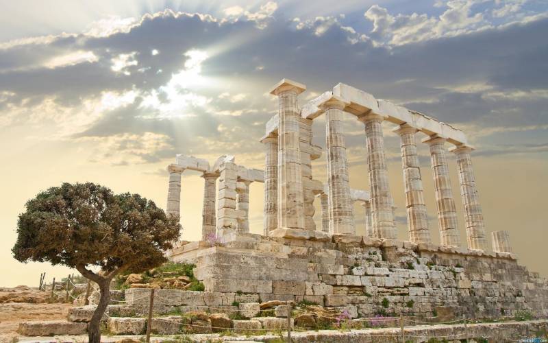 古希腊建筑高清风景图片欣赏