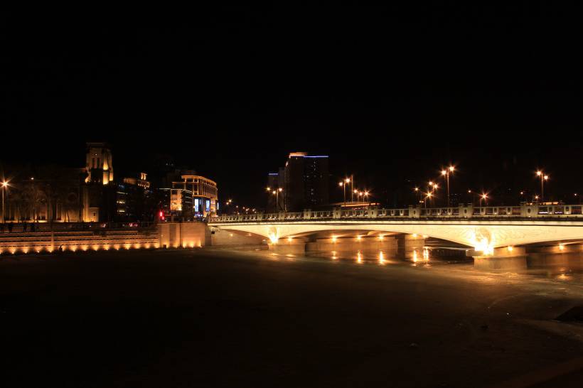 超美天津海河夜景高清图片欣赏