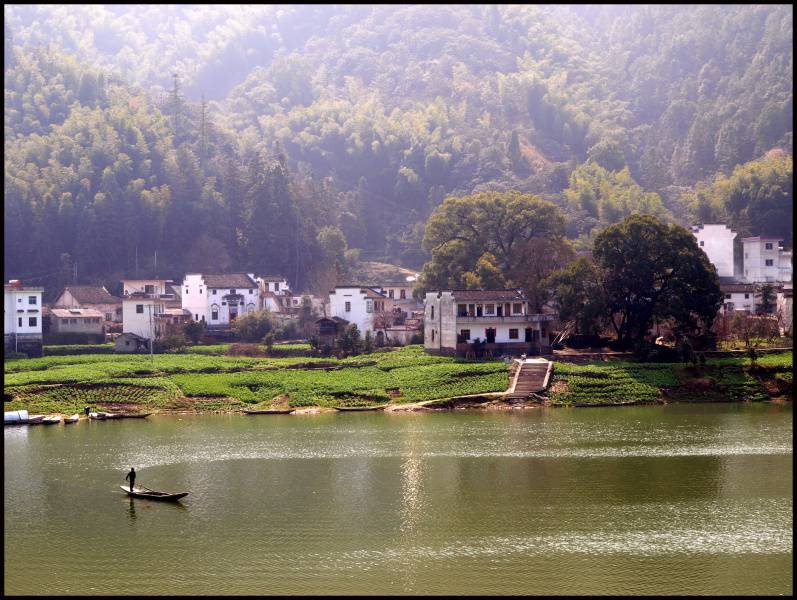 浙江建德新安江唯美风景高清图片