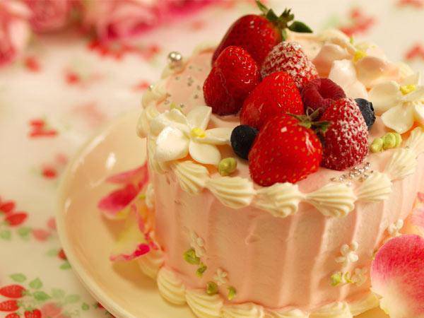 超美味草莓蛋糕图片 美食主题盛宴