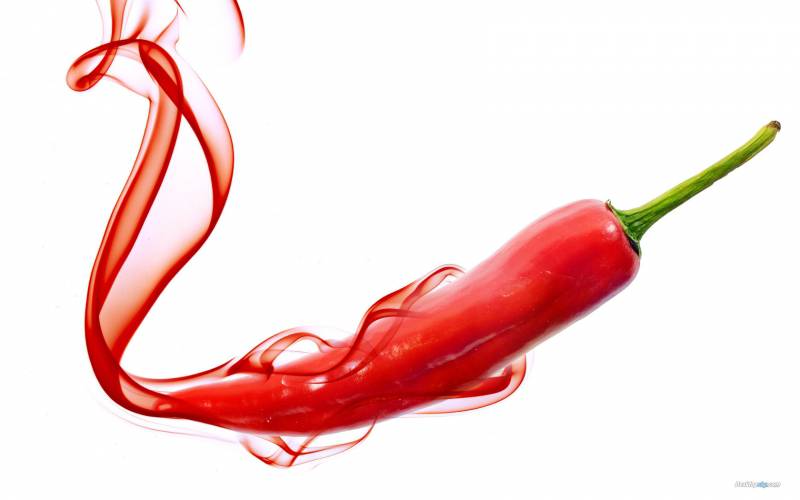 火红的辣椒创意唯美蔬菜图片
