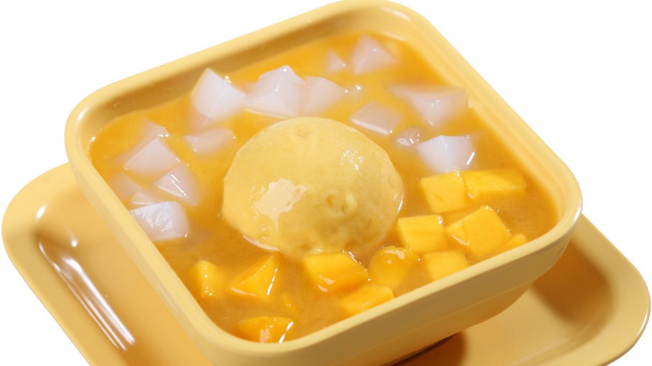 港式芒果甜点图片美味香甜
