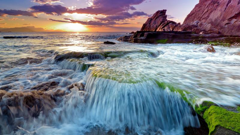 夏日小清新海景桌面壁纸