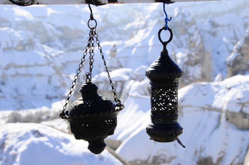 冬天里的土耳其高清风景图片