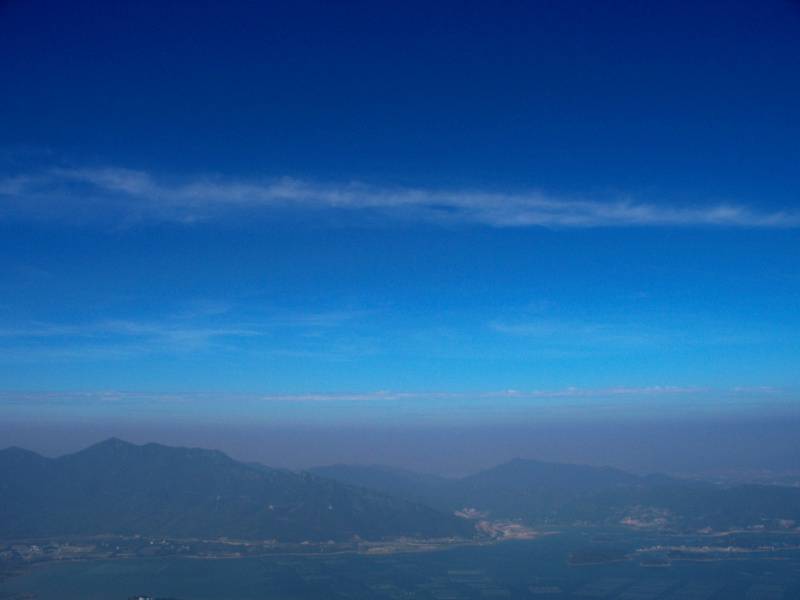 广东深圳排牙山唯美风景图片