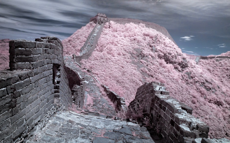 中国世界名胜古迹万里长城图片