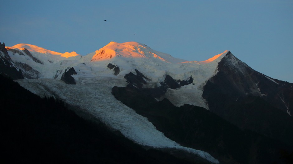 法国勃朗峰冬天雪山风景图片