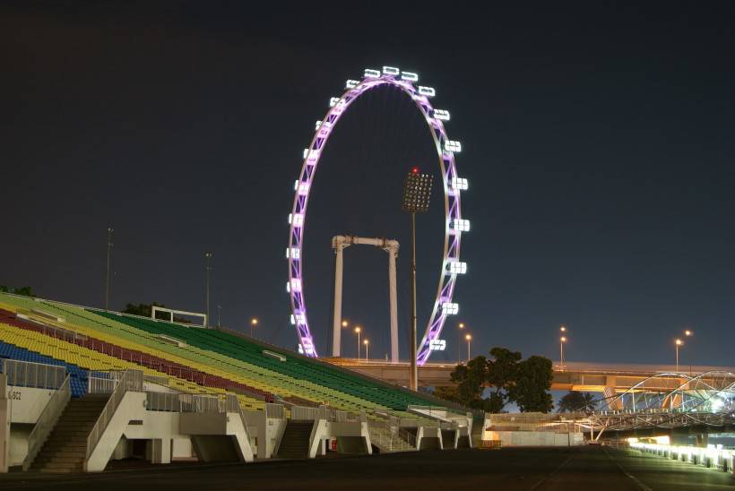 城市摩天轮迷人夜景壁纸大全