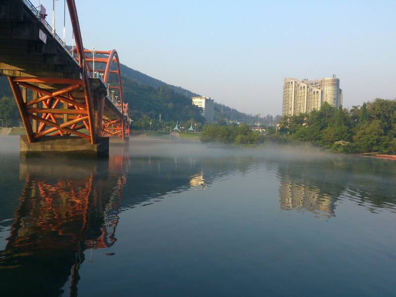 浙江建德新安江唯美风景高清图片