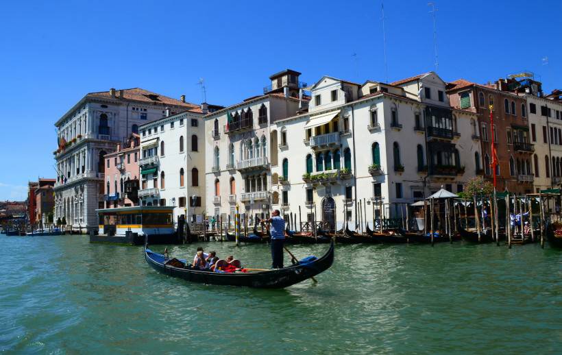 水上古城威尼斯优美风景图片