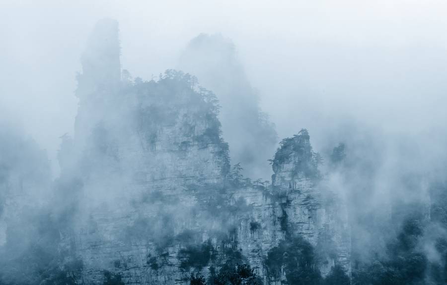 烟雨张家界美景