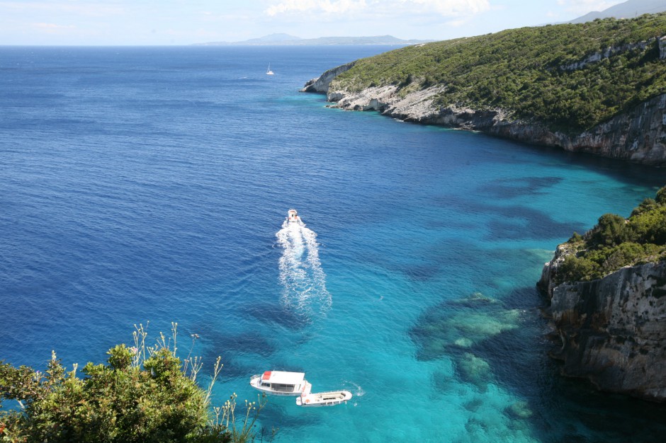 希腊扎金索斯美丽海岛风景图片