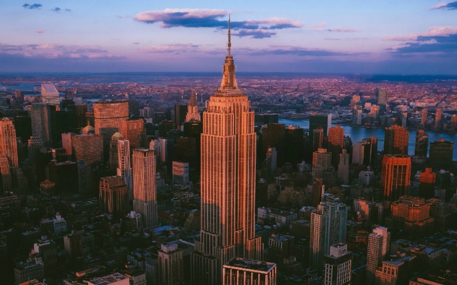 纽约帝国大厦全景图片