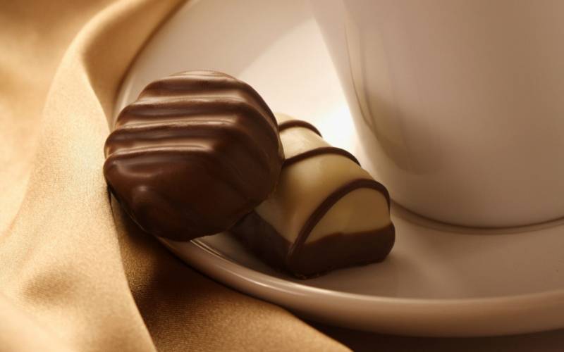甜美巧克力美食图片可爱精美壁纸