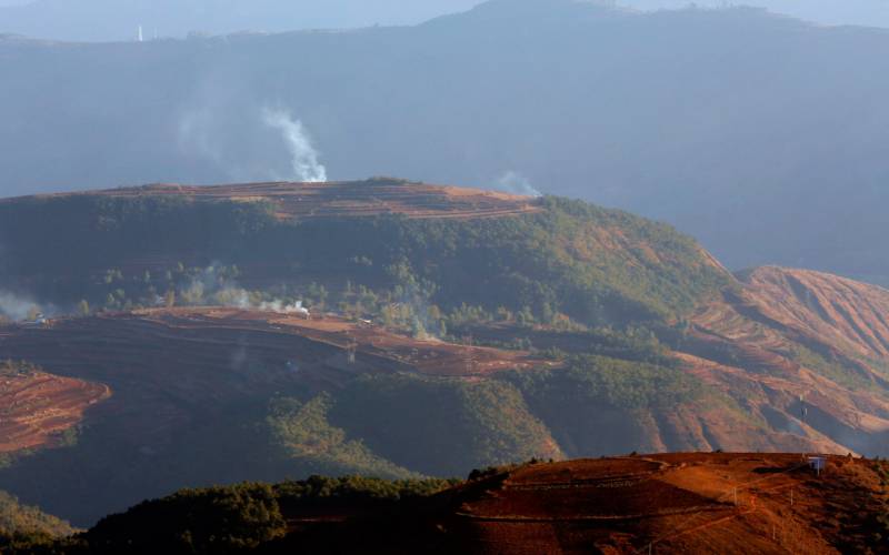 东川红土地风景桌面壁纸