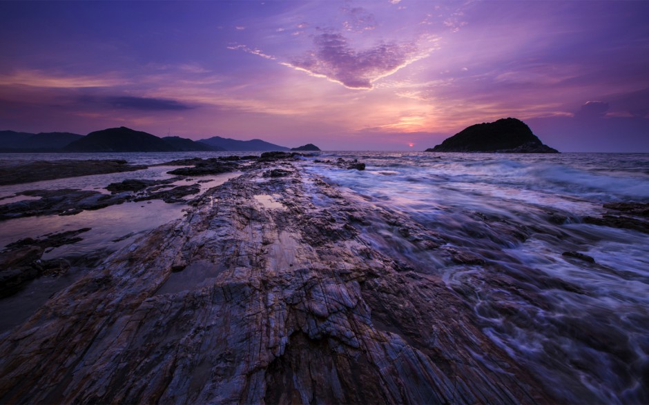 广东惠州盐州岛风景唯美图片