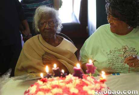 美国女寿星欢庆116周岁生日