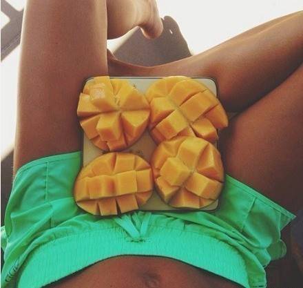 新鲜芒果拼盘图片鲜美多汁
