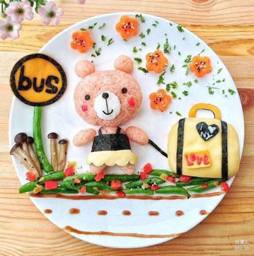 创意儿童早餐图片充满梦幻童真