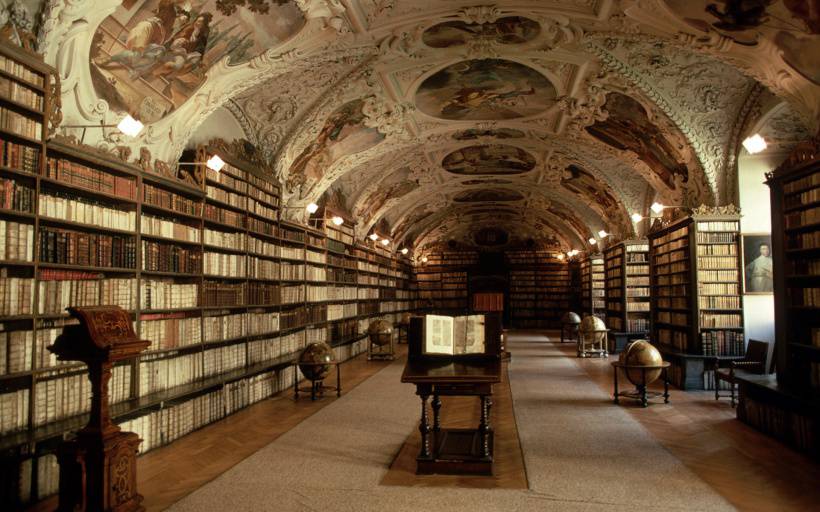 超美葡萄牙马夫拉图书馆风景图片