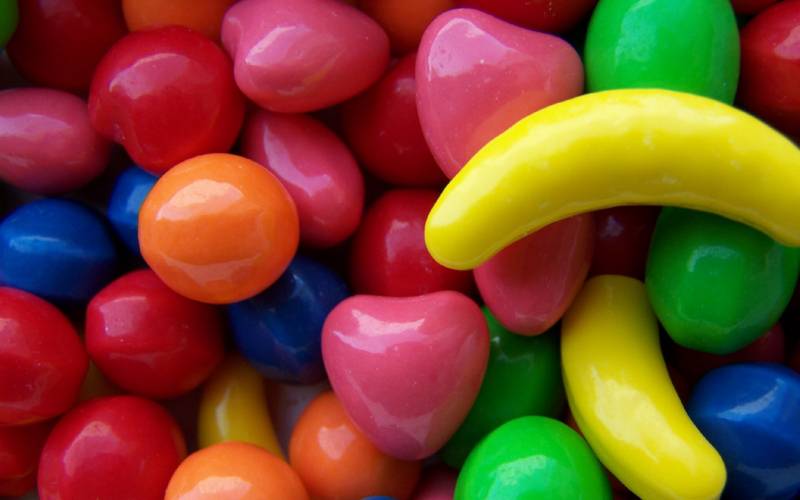 七彩糖果浪漫风格高清壁纸