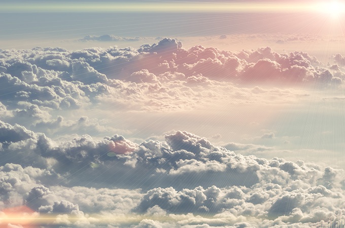 壮观的天空云海风景图片