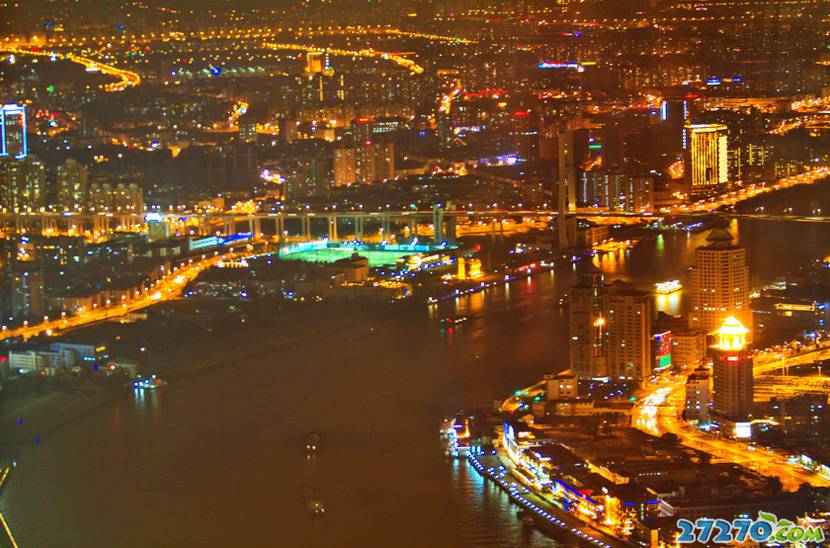 夜色俯拍上海摄影