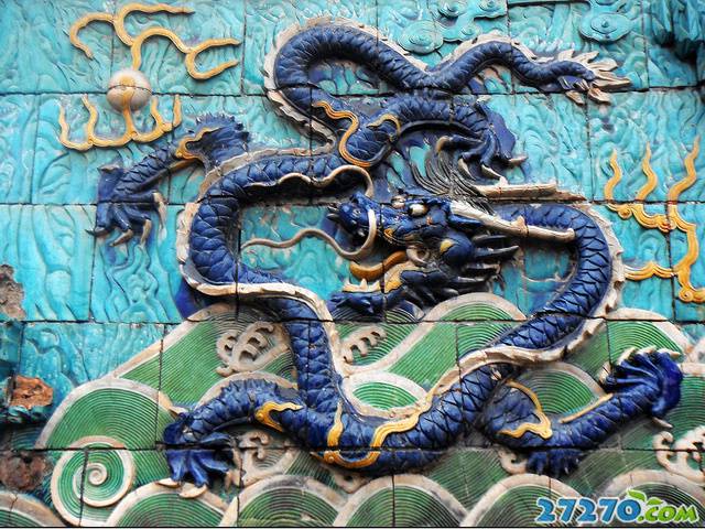 北京故宫高清唯美龙墙摄影