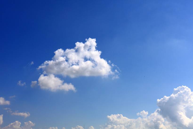 蓝天白云风景壁纸湛蓝优美