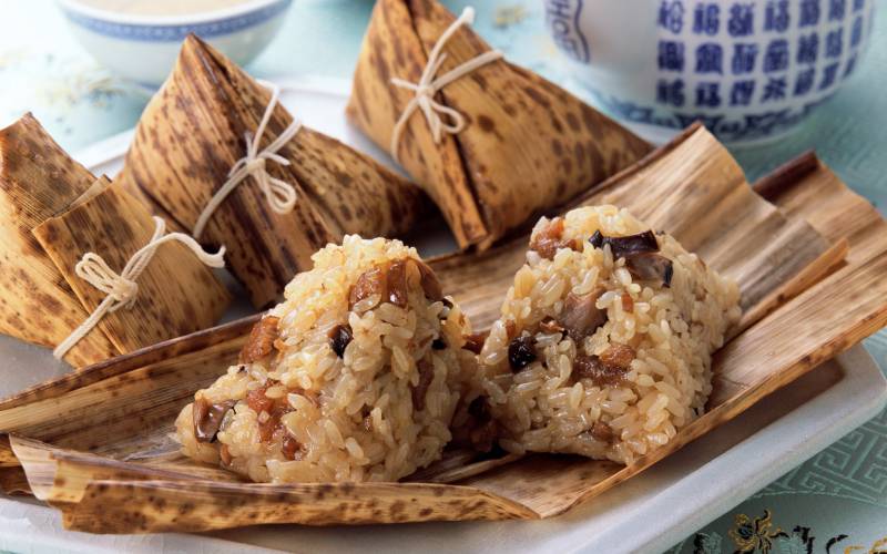 粽子饺子高清面点美食小吃