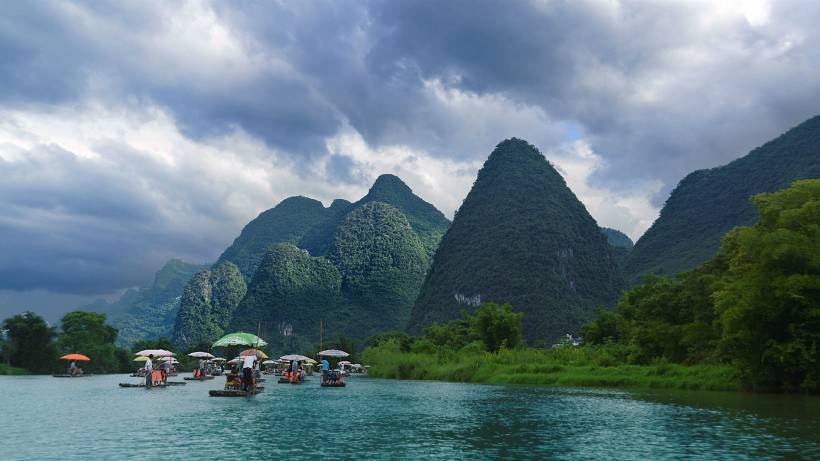 桂林山水风景图片壁纸高清特写